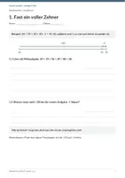 Vorschau - Arbeitsblätter - Gratis Rechenwege bis 100 - Klasse 2/3 - Seite 1