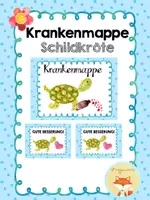 Vorschau - Bildkarten - Krankenmappe - Schildkrötenklasse - Deckblatt