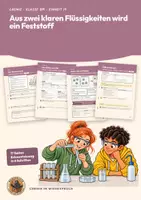 Vorschau - Arbeitsblätter - Fällungsreaktion Chemie Klasse 8 9 | Arbeitsheft 17 Seiten mit Lösungen | Ionengleichung, Zuschauerionen, Schülerversuch | Chemie im Widerspruch 19 - Deckblatt
