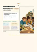 Vorschau - Arbeitsblätter - Kompass 4 Deutsch BW - Trainingspaket - Deckblatt