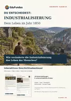 Vorschau - Arbeitsblätter - DU ENTSCHEIDEST: INDUSTRIALISIERUNG – Dein Leben im Jahr 1850 | Interaktives Entscheidungsabenteuer | Klasse 8–9 - Deckblatt
