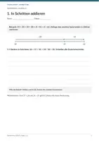 Vorschau - Arbeitsblätter - Rechenstrategien bis 100 - Klasse 2/3, 8 Lernwege - Seite 1
