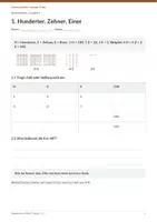 Vorschau - Arbeitsblätter - Mathe 3 – Rechenwege und Stellenwert - Seite 2