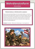 Vorschau - Arbeitsblätter - Wehrdienstreform – Länger dienen für mehr Sicherheit? - Deckblatt
