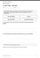 Vorschau - Arbeitsblätter - Gratis Satzbau 3/4 - Umstellen und Satzprobe - Seite 3