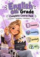 Vista previa - Hojas de trabajo - English 6th Grade – Complete Course Pack (Grammar + Vocabulary + Worksheets + NEE+ ReadingComprehension) - Portada