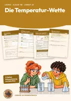 Vorschau - Arbeitsblätter - Neutralisation und Energie Chemie Klasse 9 10 | Arbeitsheft 17 Seiten mit Lösungen | exotherme Reaktion, Neutralisationswärme berechnen, Messreihe | Chemie im Widerspruch 25 - Deckblatt