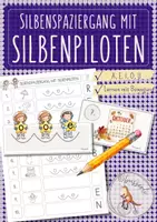 Vorschau - Unterrichtsreihen - SILBENSPAZIERGANG mit SILBENPILOTEN | Silben schwingen & Anlaute bestimmen | Deutsch Klasse 1 | phonologische Bewusstheit - Deckblatt