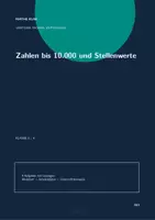 Vorschau - Arbeitsblätter - Zahlen bis 10.000 und Stellenwerte - Deckblatt