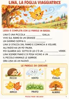 anteprima - Materiale di supporto/inclusione - 🍂 STORIE DA COMPLETARE – VOLUME 2 · AUTUNNO. Collana Comprensione del Testo - Pagina 1