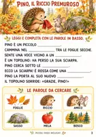 anteprima - Materiale di supporto/inclusione - 🍂 STORIE DA COMPLETARE – VOLUME 2 · AUTUNNO. Collana Comprensione del Testo - Pagina 3