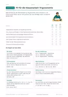 Vorschau - Test - Klassenarbeit Trigonometrie Klasse 10 - Seite 3