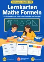 Vorschau - Spiele - Lernkarten Mathe Formeln Klasse 9-10 - Deckblatt