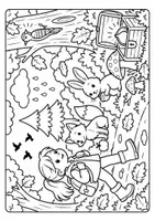 Vorschau - Arbeitsblätter - Lies und male – Das Geheimnis im Herbstwald, Lesetext mit Fragen zum Text - Seite 2
