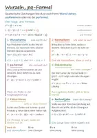 Vorschau - Poster - Mathe Lernplakate 9 Realschule – 6 Poster: Wurzeln, pq-Formel · Strahlensätze · Trigonometrie u. a. - Seite 2