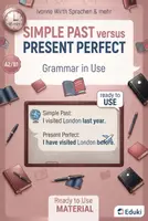 Vorschau - Arbeitsblätter - Englisch : Simple Past vs. Present Perfect (Klasse 7/8 / A2–B1) – Partner-Interviews mit Mental Shift /differenziert/inkl. Lösungen) / Ready to use - Deckblatt