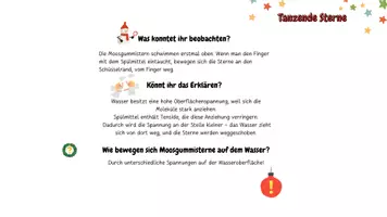 Vorschau - Arbeitsblätter - Experiment im Advent - Tanzende Sterne (Klasse 3-4) - Seite 2