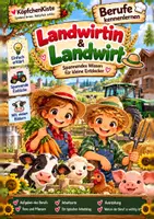 Vorschau - Anderer Materialtyp - Landwirtschaft - Berufe kennenlernen Lernheft Sachunterricht - Deckblatt
