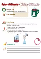 Vorschau - Arbeitsblätter - Experiment im Advent - Roter Glühein - Weißer Glühwein (Klasse 9-10) - Deckblatt