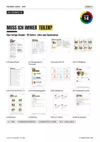 Vorschau - Stundenentwürfe - Muss ich immer teilen? St. Martin & freiwilliges Teilen | fertige Stunde mit Lesetext in 3 Niveaus - Seite 1