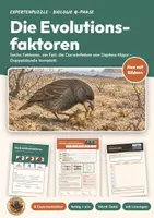 Vorschau - Stundenentwürfe - Evolutionsfaktoren im Expertenpuzzle – Oberstufe - Deckblatt