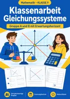 Vorschau - Test - Klassenarbeit Gleichungssysteme Klasse 9 - Deckblatt