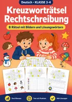 Vorschau - Arbeitsblätter - Kreuzworträtsel Rechtschreibung Klasse 3-4 - Deckblatt
