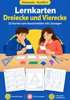 Vorschau - Spiele - Lernkarten Dreiecke und Vierecke Klasse 6 - Deckblatt