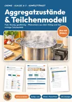 Vorschau - Arbeitsblätter - Aggregatzustände und Teilchenmodell - Deckblatt