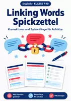 Vorschau - Arbeitsblätter - Englisch Grammatik Spickzettel Klasse 7-10 Sammlung - Seite 1