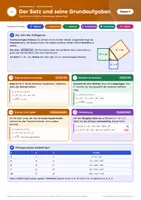Vorschau - Arbeitsblätter - Satz des Pythagoras Spickzettel Klasse 9 - Seite 1