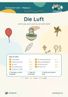 Vorschau - Unterrichtsreihen - Die Luft · Klasse 2 · Bündel: Standard + luftige Fassung - Seite 1