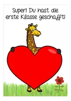 Vorschau - Mal- und Bastelvorlagen - Abschied 1. Klasse Giraffe - Giraffenklasse - Seite 3