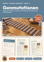 Vorschau - Stundenentwürfe - Genmutationen – Genetik Oberstufe - Deckblatt