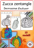 anteprima - Materiale per pittura e bricolage - Zucche zentangle – decorazione d'autunno per finestre - Pagina di copertina