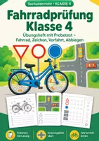 Vorschau - Arbeitsblätter - Fahrradprüfung Klasse 4 – Übungsheft - Deckblatt