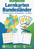 Vorschau - Spiele - Lernkarten Bundesländer Hauptstädte 5-6 - Deckblatt