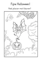 Voorbeeld - Tekenen en knutsel sjablonen - Halloween kleurplaten herfst - Pagina 2
