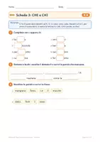 anteprima - Esercizi - Dettati di frasi classe prima gratis: 3 dettati - Pagina 1