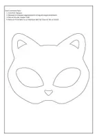 Aperçu - Matériel pour travaux manuels / dessin - 28 masques d'animaux pour le carnaval à colorier - Page 2