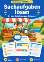 Vorschau - Arbeitsblätter - Sachaufgaben lösen Merkzettel Klasse 3-4 - Deckblatt