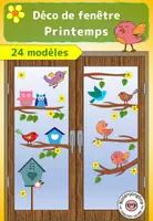 Aperçu - Matériel pour travaux manuels / dessin - Décoration de fenêtre de printemps : oiseaux au printemps - Page de couverture
