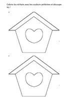 Aperçu - Matériel pour travaux manuels / dessin - Décoration de fenêtre de printemps : oiseaux au printemps - Page 3