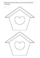 Vista previa - Manualidades / Dibujos para colorear - Decoración de ventana de primavera: pájaros en primavera - página 3