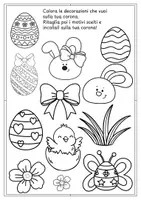 anteprima - Materiale per pittura e bricolage - Ghirlanda pasquale decorazione per finestre Pasqua - Pagina 3