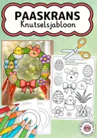 Voorbeeld - Tekenen en knutsel sjablonen - Paaskrans knutselen raamdecoratie Pasen - Voorblad