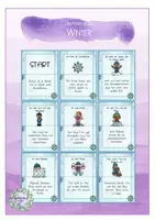 Vorschau - Spiele - Gruppenlesespiel Winter (vereinfacht) - Deckblatt