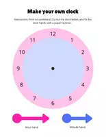 Vorschau - Arbeitsblätter - Clock Worksheets - Seite 1