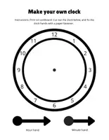 Vorschau - Arbeitsblätter - Clock Worksheets - Seite 2