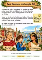 Vorschau - Test - Materialpaket Kleopatra & Julius Caesar – Zeitreise Sachunterricht - Seite 2